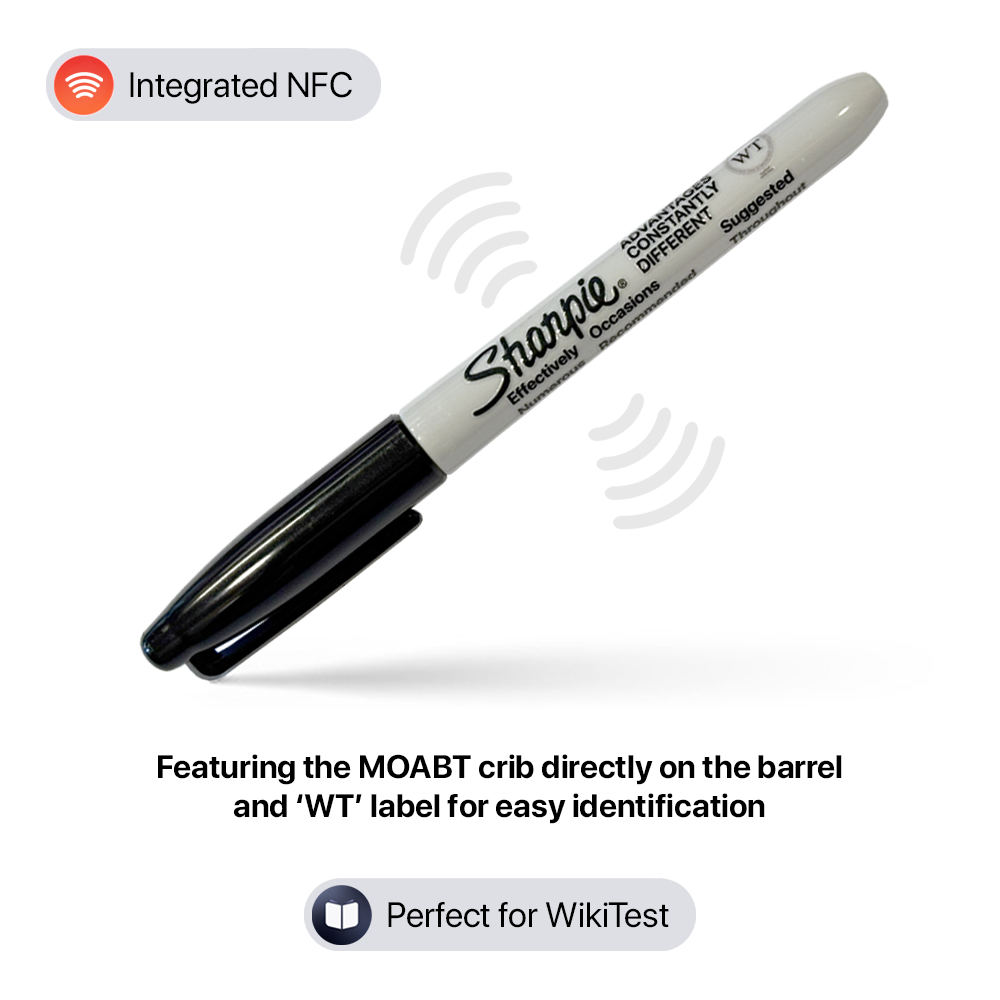 NFC Sharpie WikiTest MOABT Edition